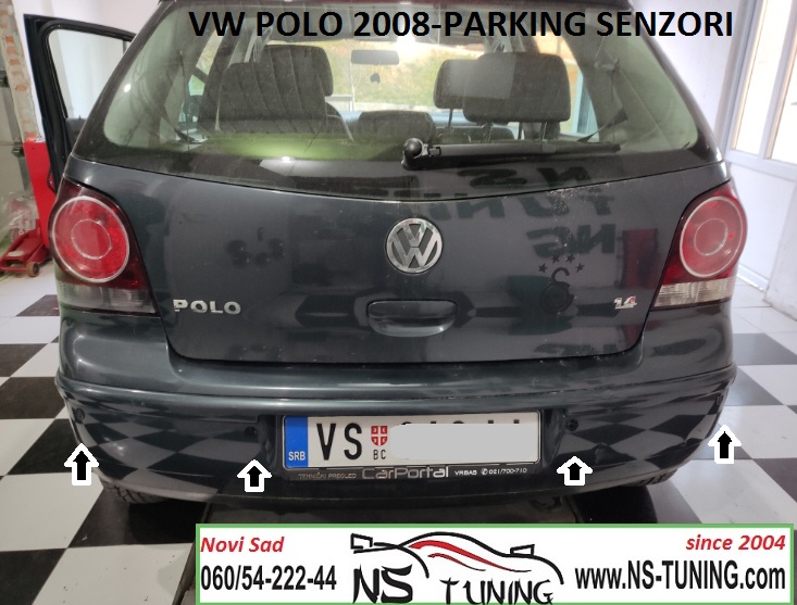 novi sad parking senzori ugradnja vw polo 9n3 2007 2008 2009 2010 ns tuning